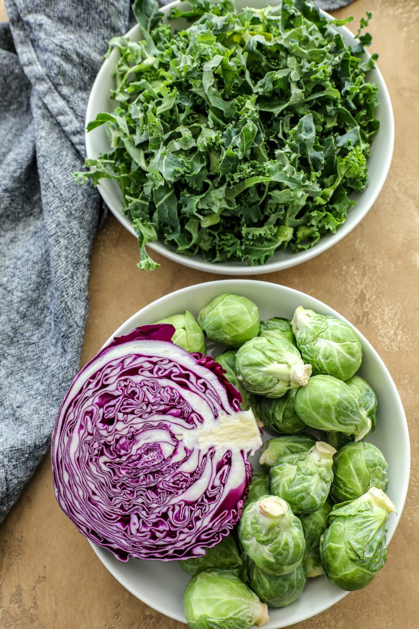 Shredded Kale And Cabbage Caesar Salad Bonappeteach