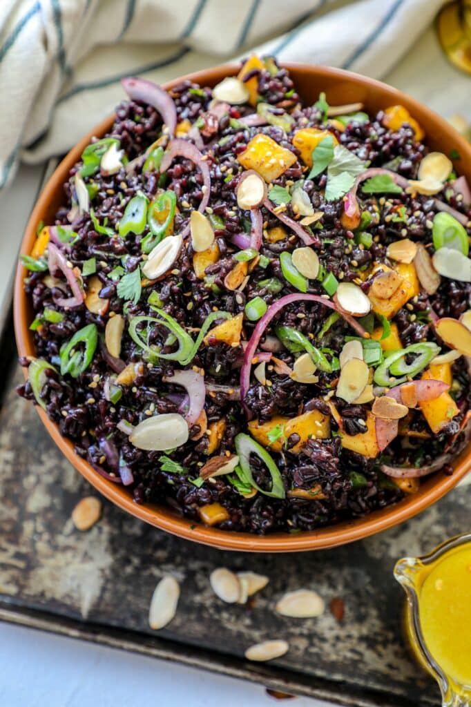 Black Rice And Mango Salad Recipe