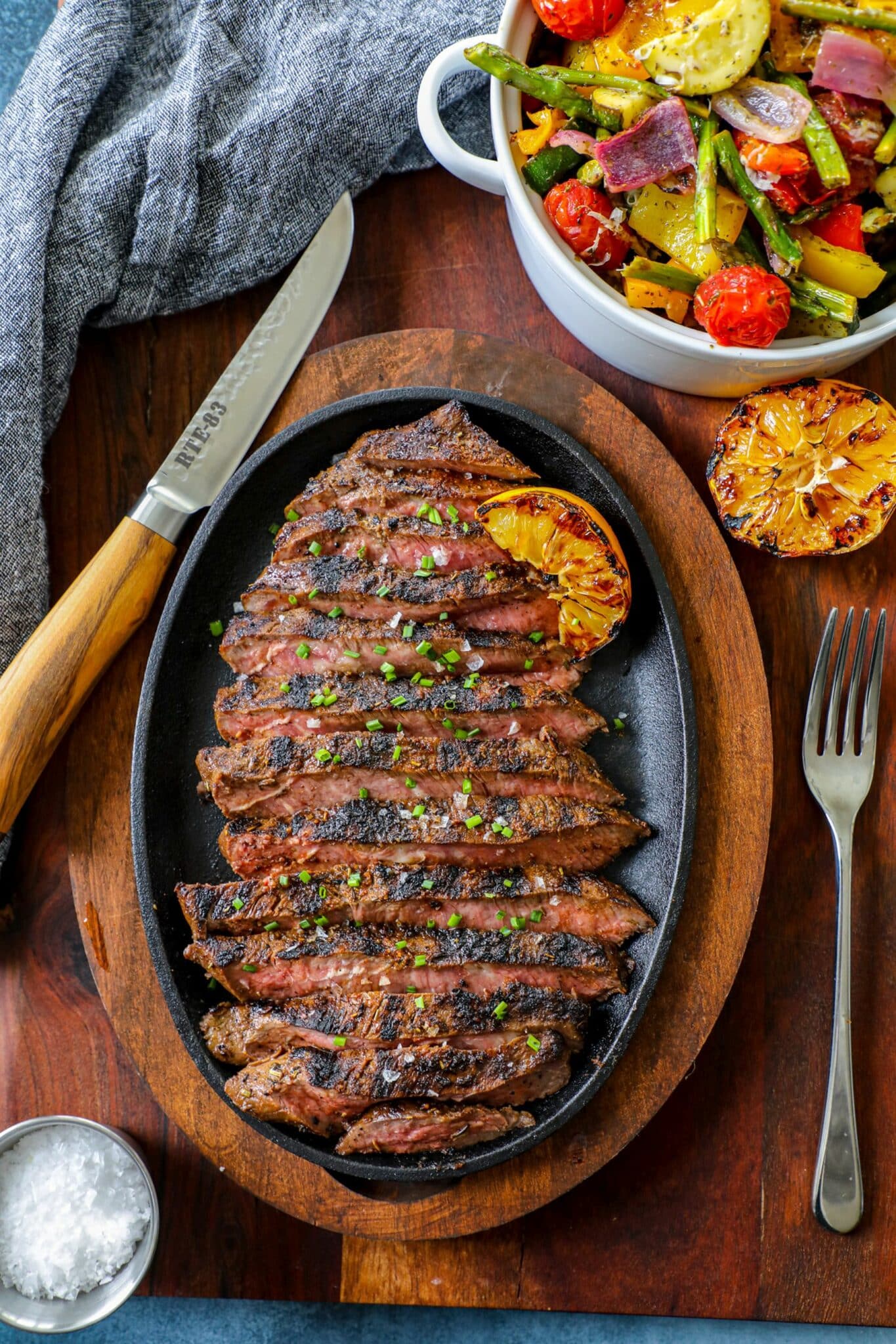 Cast Iron Steak with Easy Marinade - Walking On Sunshine Recipes