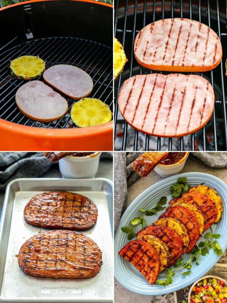 How to grill ham steaks