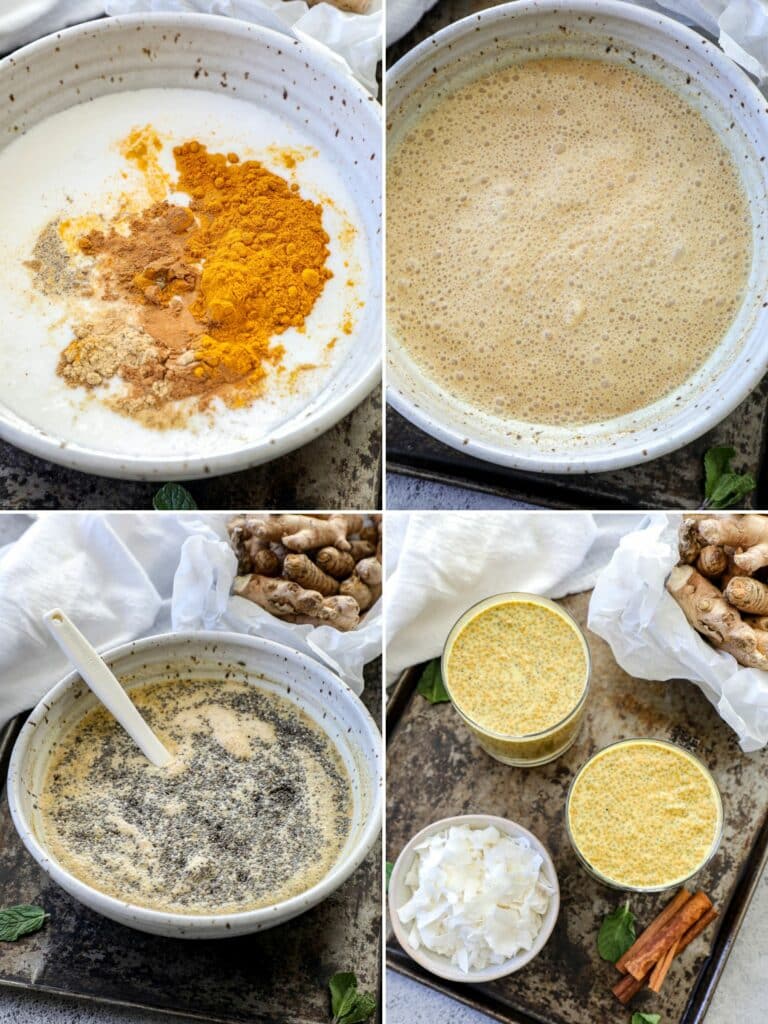 How to make Golden Milk Chia Pudding Recipe