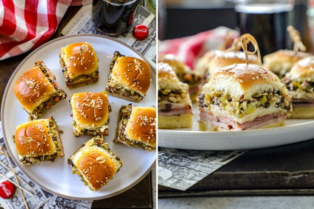 Muffuletta sliders