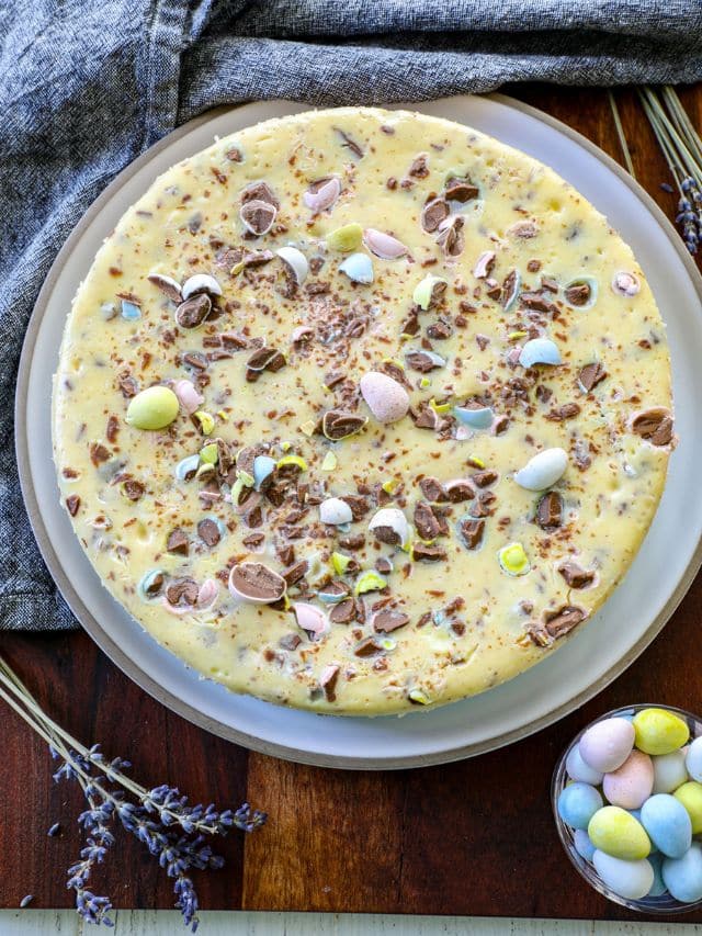 Cadbury Mini Egg Cheesecake recipe