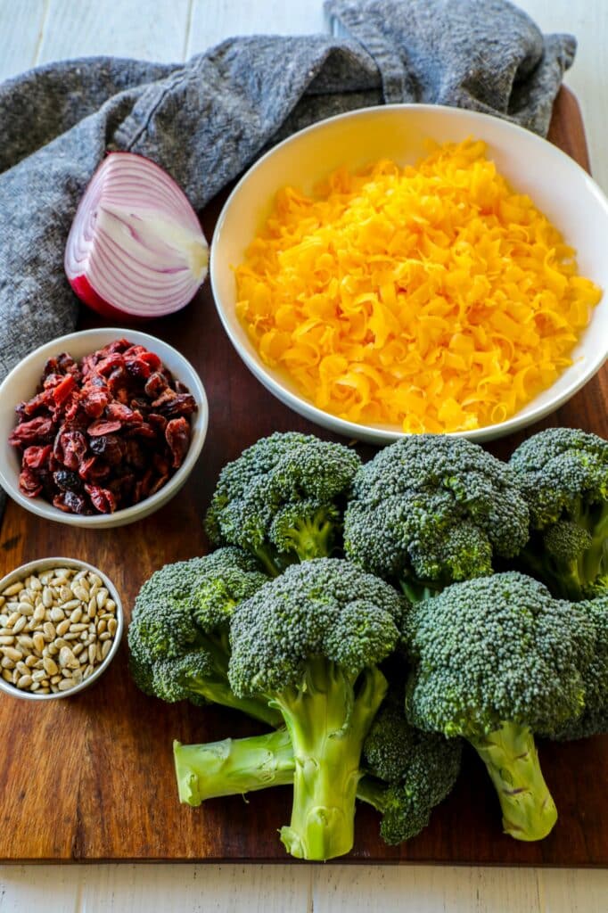 Grilled Broccoli Salad Recipe ingredients 
