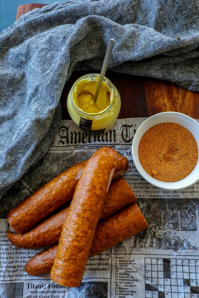 Smoked Sausage Burnt Ends Bonappeteach