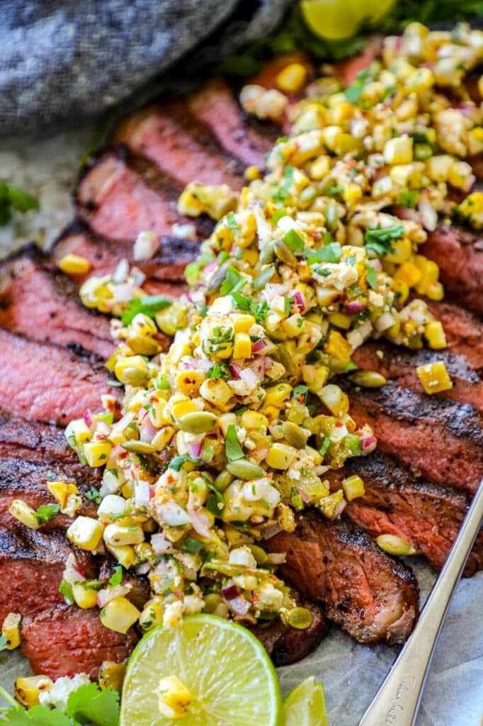 Fire Roasted Hatch Chile Corn Salad