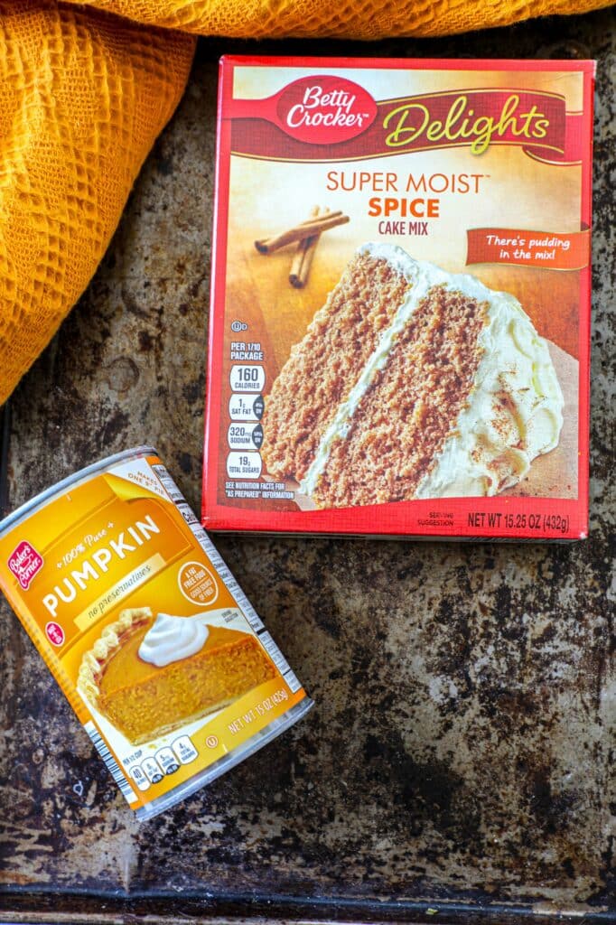 2 Ingredient Pumpkin Bread ingredients 