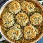 Dutch Oven Chicken and Biscuits