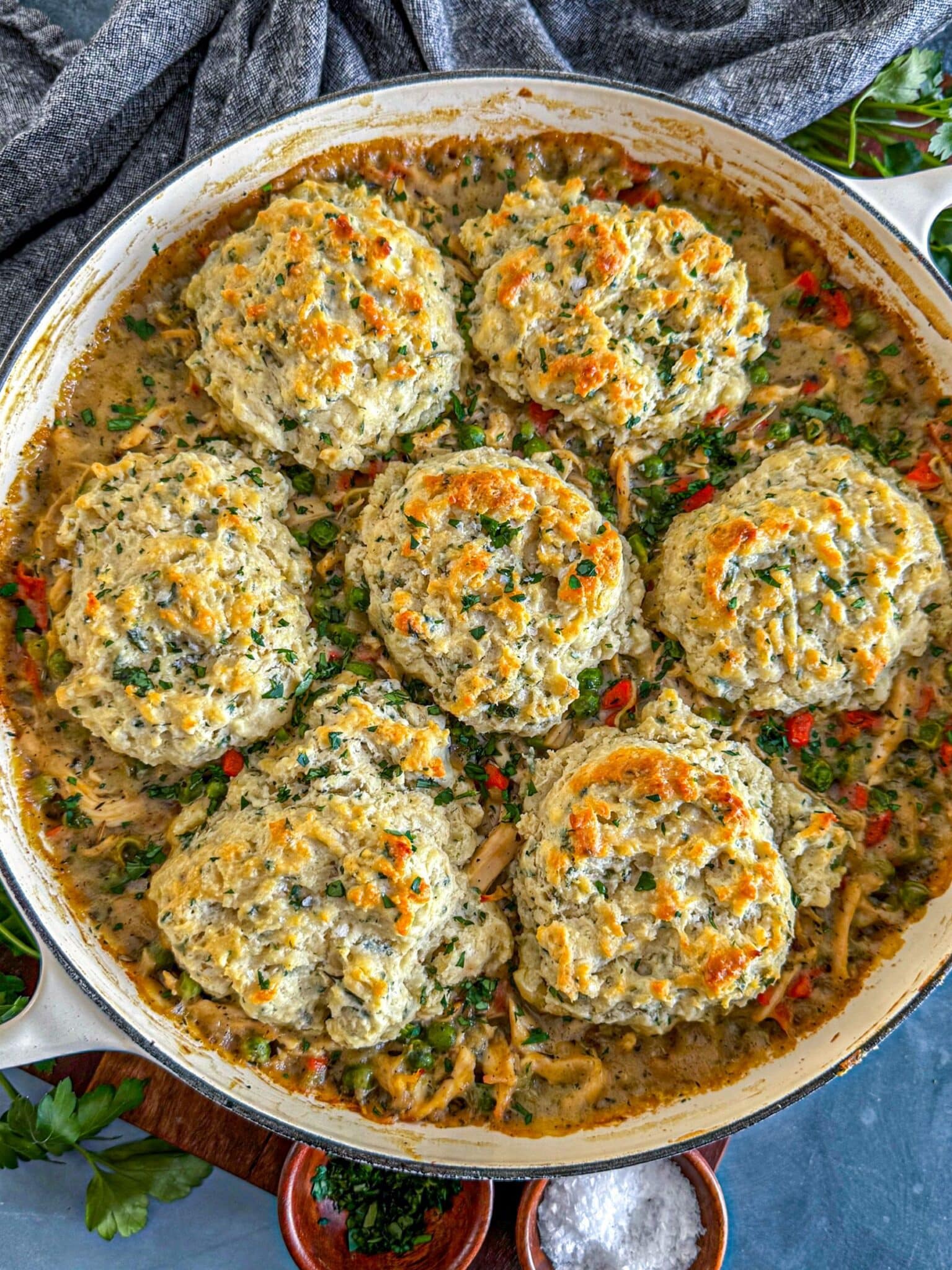 Dutch Oven Chicken And Biscuits Recipe