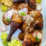 Grilled Chicken With Mole Sauce