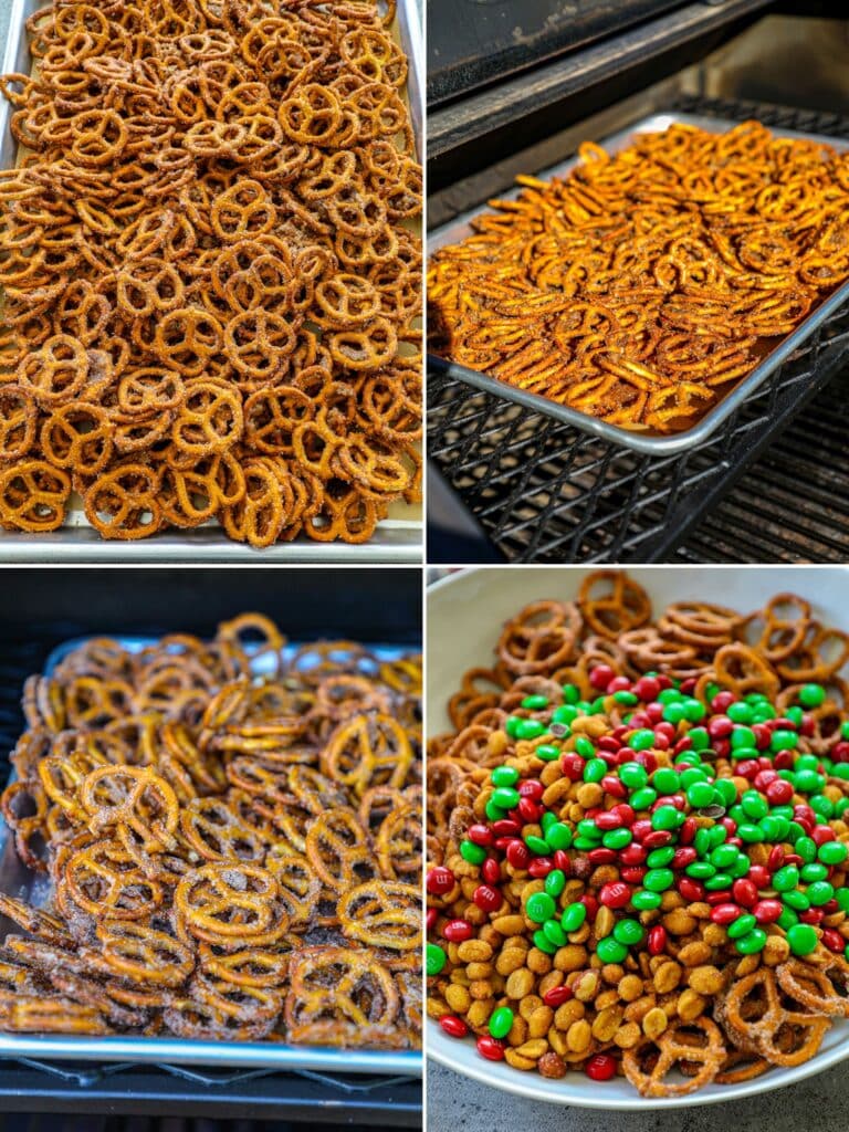 How to make smoked pretzel mix