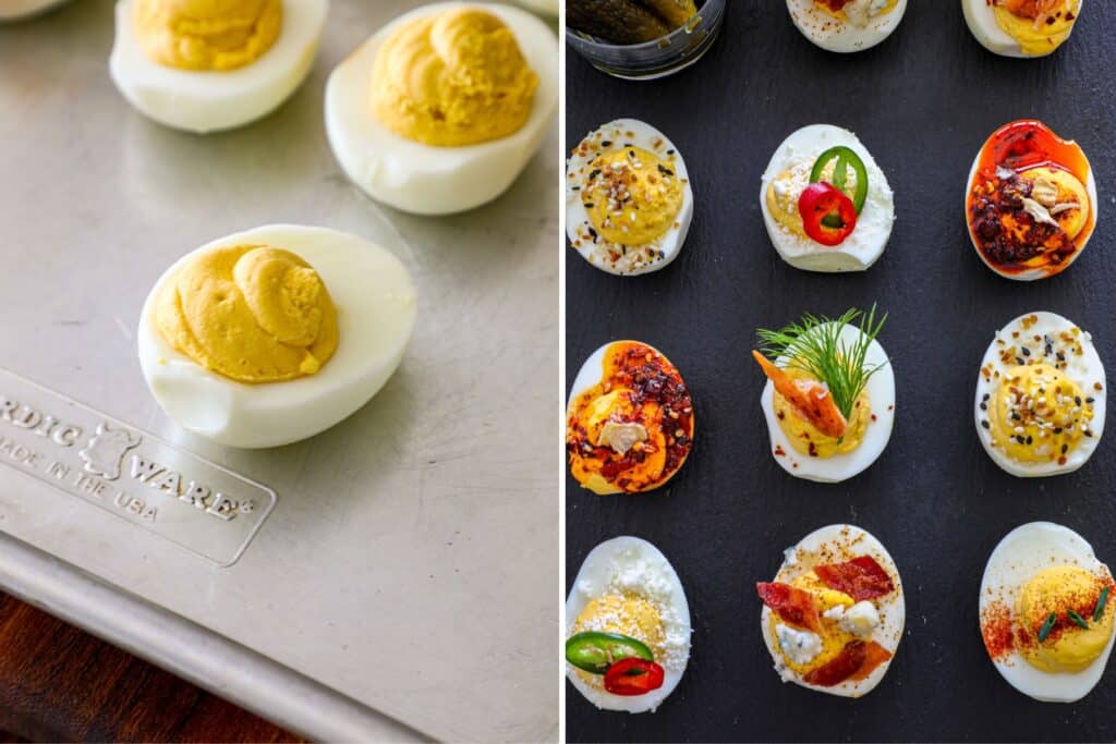 smoked deviled eggs