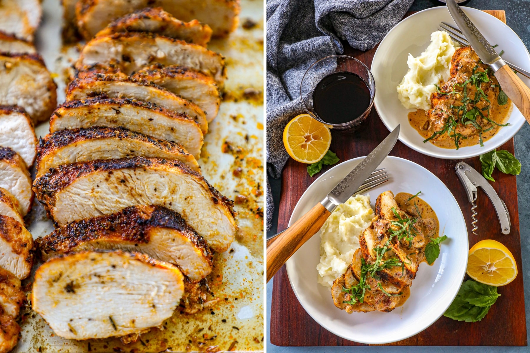 what goes with blackened chicken
