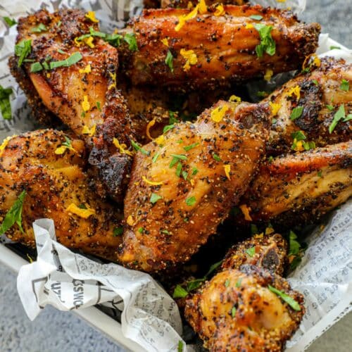 Grilled Lemon Pepper Wings