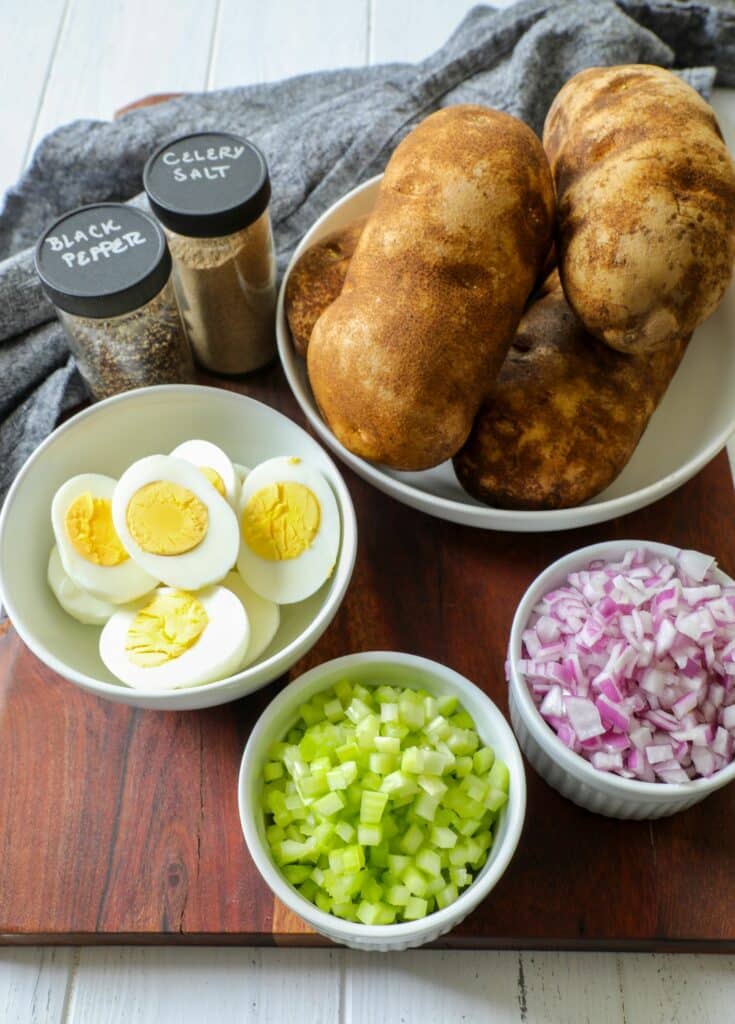 Traditional Deli Potato Salad Recipe ingredients 