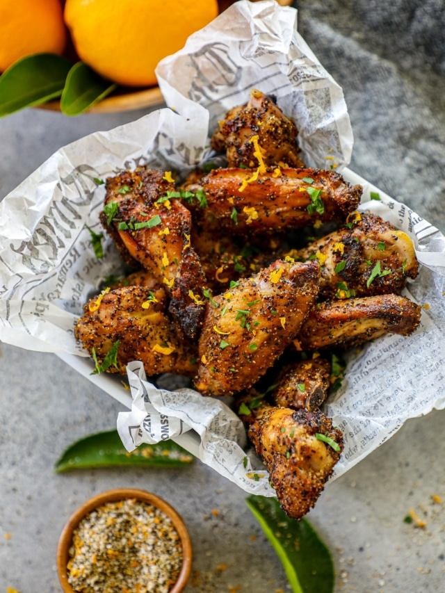 grilled lemon pepper chicken wings