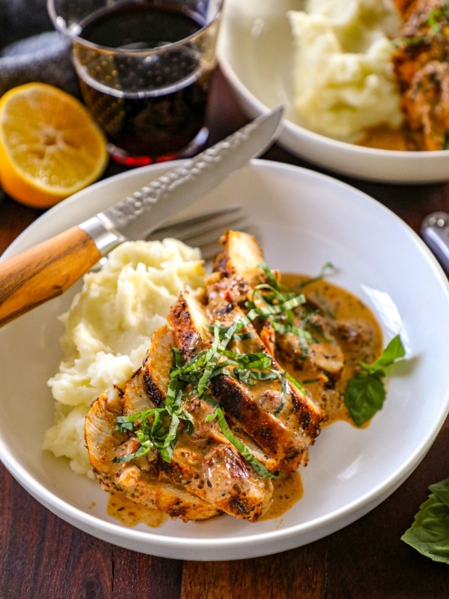 Blackened Chicken Recipe with pan sauce