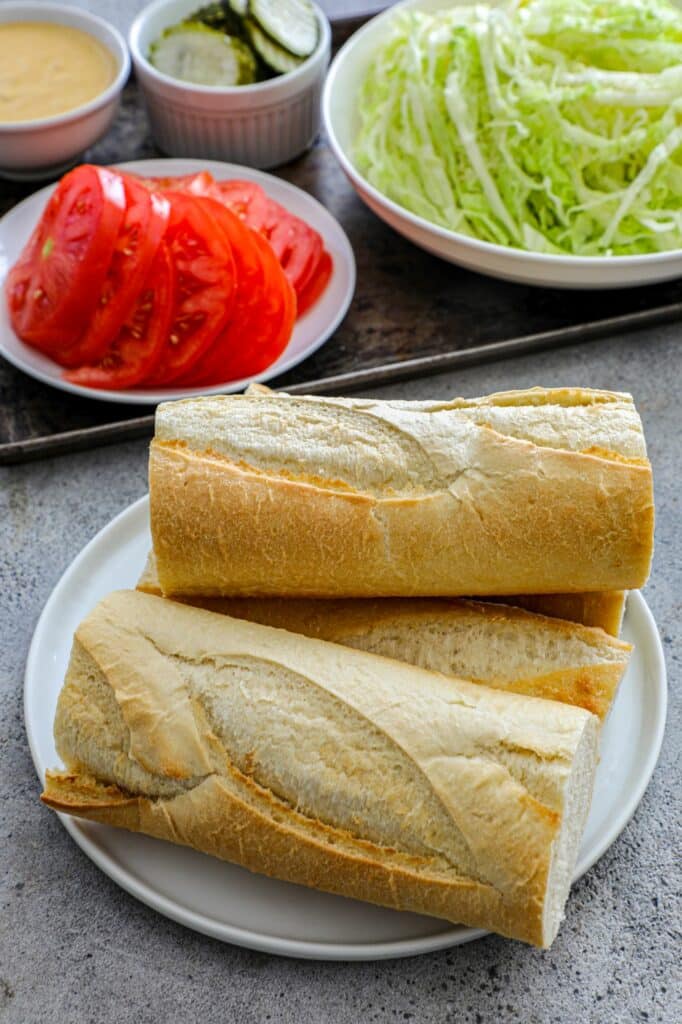 Po Boy Sandwich Recipe ingredients