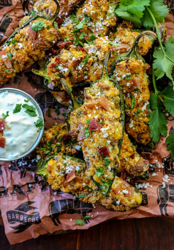 Mexican Street Corn Jalapeno Poppers