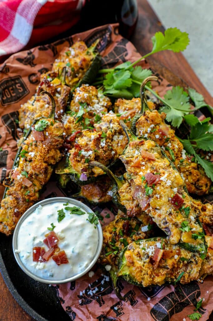 Mexican Street Corn Jalapeno Poppers