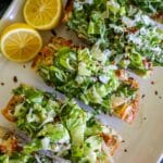 Chicken Caesar Garlic Bread
