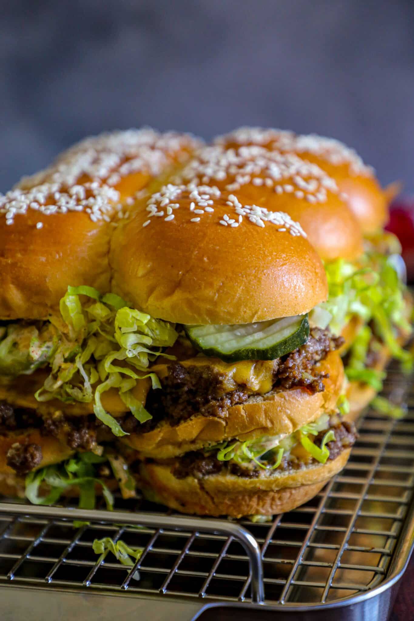 Big Mac Sliders Sliders Familyfreshmeals Bigmac Taghrid Ahmad | Mini