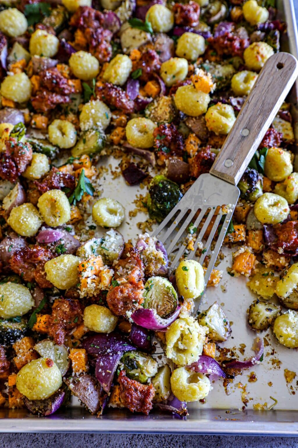 Italian Sausage and Gnocchi Sheet Pan Dinner Bonappeteach