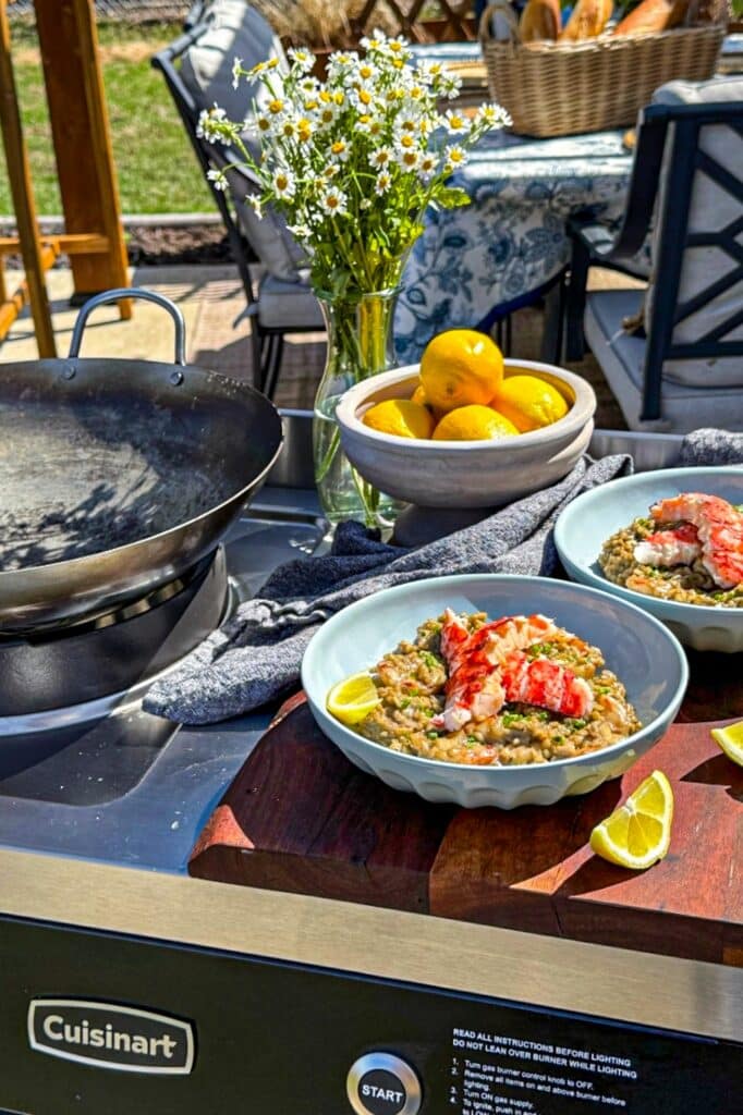 Shrimp and lobster risotto 