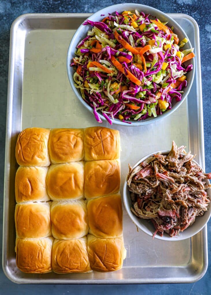 Hawaiian Roll Pulled Pork Slider ingredients 