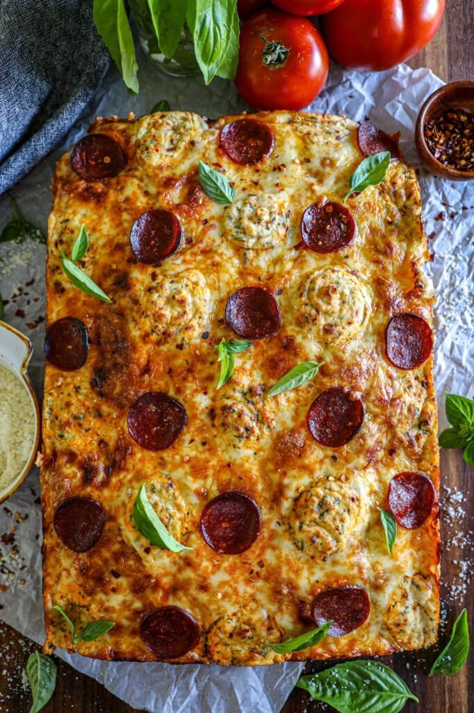 Focaccia Bread Pizza