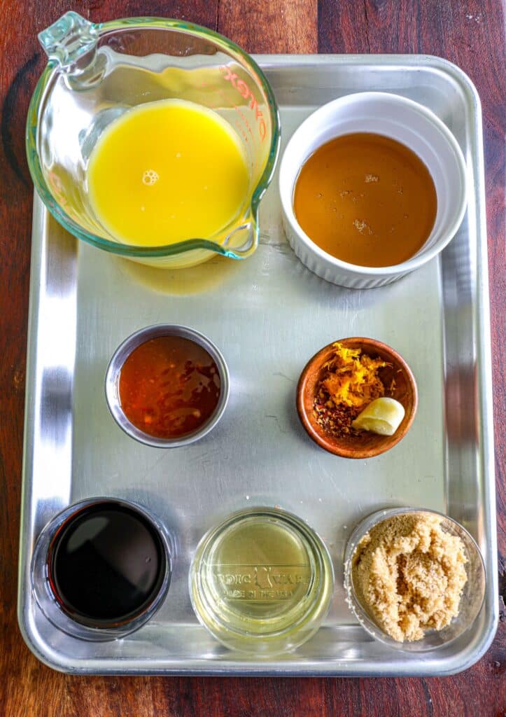 Orange Sauce Recipe ingredients 