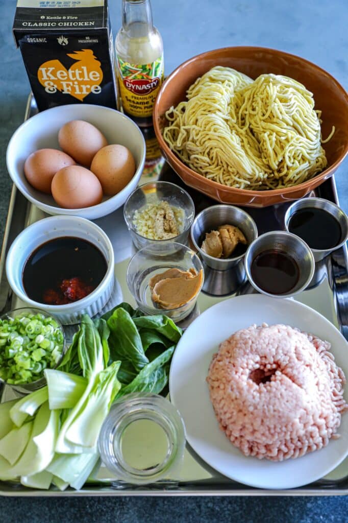 Tan Tan (Tantanmen) Ramen Recipe ingredients 