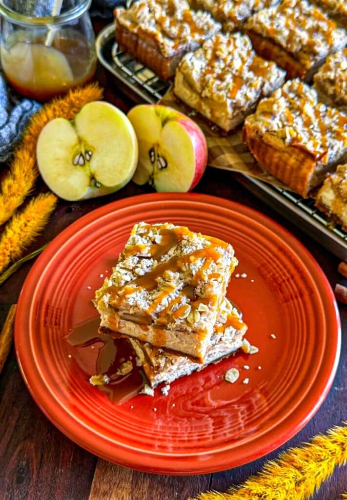 Finished Apple Cheesecake Bars Recipe