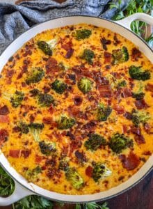Broccoli Cheddar Baked Potatoes