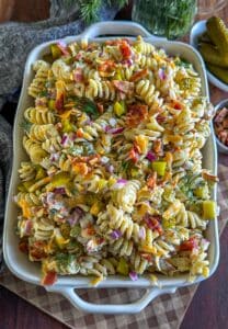 Dill Pickle Pasta Salad Recipe