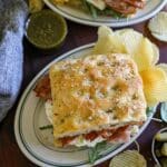 Focaccia Bread For Sandwiches 