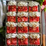Strawberry Pretzel Cheesecake